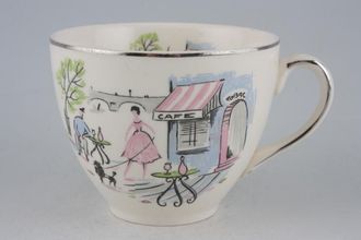 Meakin Down by the Seine Teacup 3 3/8" x 2 3/4"