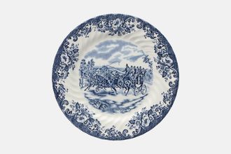Johnson Brothers Coaching Scenes - Blue Breakfast / Lunch Plate 8 5/8"