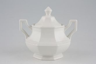 Johnson Brothers Heritage - White Sugar Bowl - Lidded (Coffee)