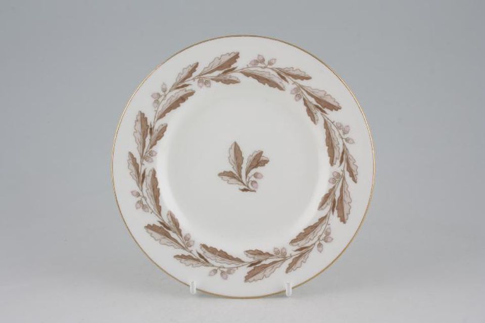 Minton Elizabethan Oak - Brown Tea / Side Plate 6 1/4"