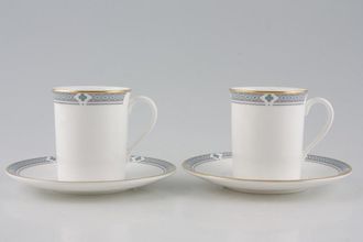 Marks & Spencer Felsham Coffee Cans & Saucers - Set of 2 Stock clearance offer. Some seconds. Cans measure 2 3/8 x 2 3/4".