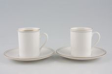 Marks & Spencer Lumiere Espresso Cup & Saucer - Set of 2 Saucer 5". Stock clearance offer. Some seconds. 2 1/4" x 2 3/4" thumb 1
