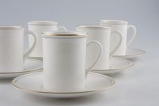 Marks & Spencer Lumiere Espresso Cup & Saucer - Set of 6 Saucer 5". Stock clearance offer. Some seconds. 2 1/4" x 2 3/4" thumb 2