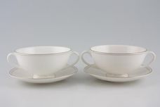Marks & Spencer Lumiere Soup Cups and Saucers - Set of 2 Stock clearance offer. Some seconds. thumb 1