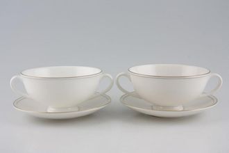 Marks & Spencer Lumiere Soup Cups and Saucers - Set of 2 Stock clearance offer. Some seconds.