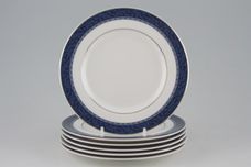 Marks & Spencer Hampton - Blue Tea / Side Plate - Set of 6 Stock clearance offer. Some seconds. 6 1/2" thumb 1