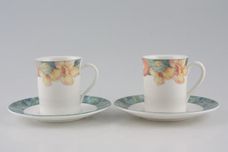Marks & Spencer Millbrook Coffee Cans & Saucers - Set of 2 Stock clearance offer. Some seconds. 2 1/4" x 2 3/4" thumb 1