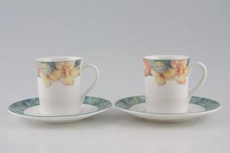 Marks & Spencer Millbrook Coffee Cans & Saucers - Set of 2 Stock clearance offer. Some seconds. 2 1/4" x 2 3/4"