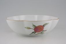 Royal Worcester Evesham - Gold Edge Serving Bowl Scalloped - Plums 8 1/2" thumb 1