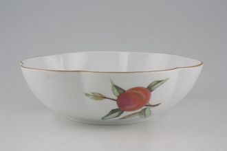 Sell Royal Worcester Evesham - Gold Edge Serving Bowl Scalloped - Plums 8 1/2"