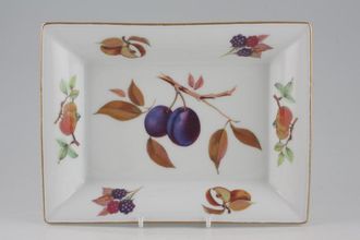 Sell Royal Worcester Evesham - Gold Edge Dish (Giftware) Square with Plums 8 1/2" x 6 1/4"
