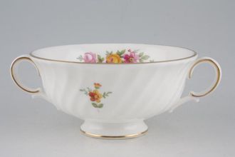 Minton Marlow - Fluted and Straight Edge Soup Cup 2 handles - Straight Edge