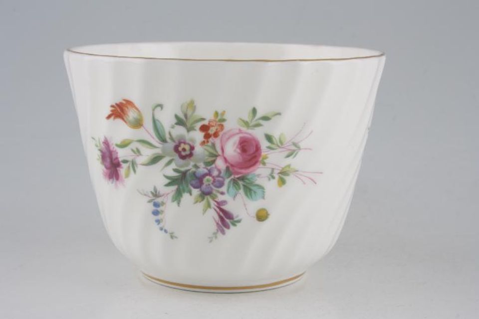 Minton Marlow - Fluted and Straight Edge Sugar Bowl - Open (Tea) Round - Straight Edge 4"