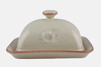 Denby Daybreak Butter Dish + Lid Knob | Rounded Lid