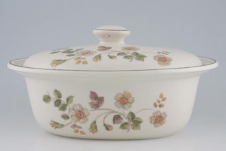 Sell Marks & Spencer Autumn Leaves Casserole Dish + Lid Oval 3 1/2pt