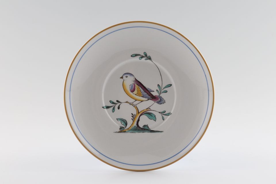 Spode Queen's Bird - Y4973 & S3589 (Shades Vary) Mup saucer Well size 2 7/8" - B/S Y4973 5 3/4"