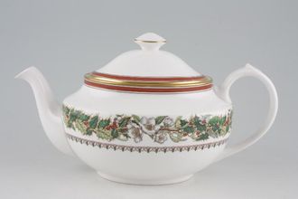 Spode Christmas Rose Teapot Made in England 2 1/4pt