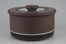 Hornsea Contrast Butter Dish + Lid Round - Knob On Lid 5" x 2 1/2" thumb 1