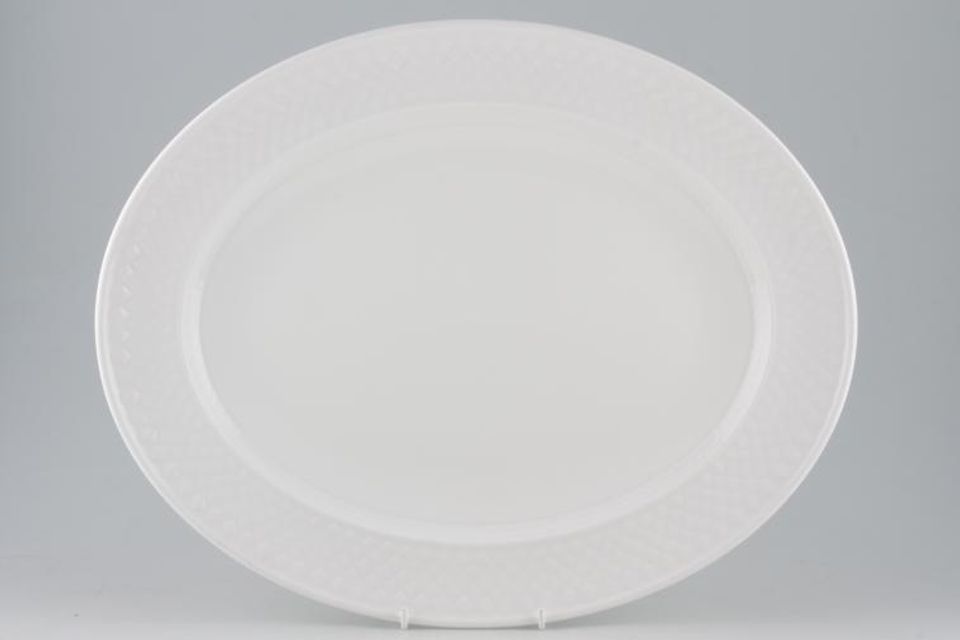 Spode Mansard - Spode's (White) Oval Platter 17"