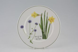 Sell Portmeirion Welsh Wild Flowers Salad/Dessert Plate 	Scabious & Tenby daffodil 8 1/2"