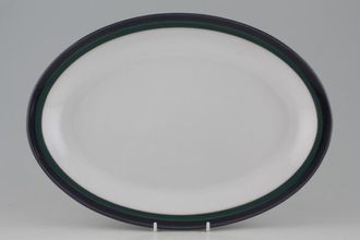Denby Regatta Oval Platter White Inside 13"