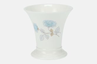 Wedgwood Ice Rose Vase Flared Shape 3 3/8" x 3 1/2"