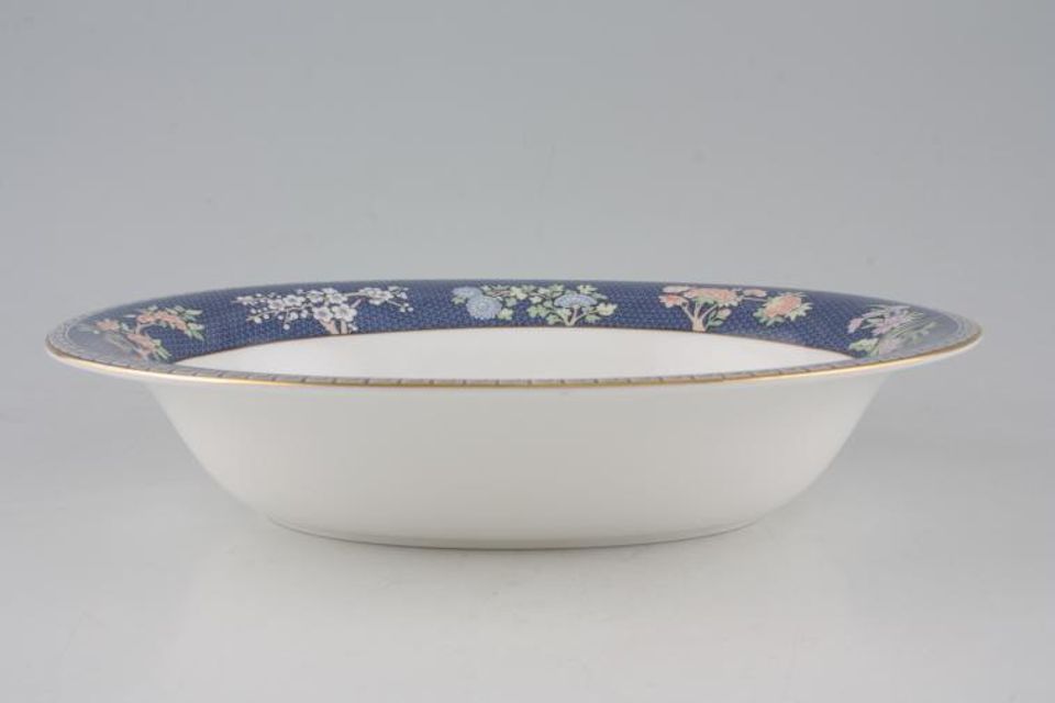 Wedgwood Blue Siam Vegetable Dish (Open) 9 3/4"