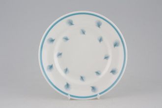 Sell Susie Cooper Whispering Grass - Turquoise Tea / Side Plate With Rim- Darker Turquoise 6 1/2"