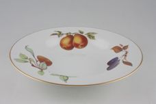 Royal Worcester Evesham - Gold Edge Rimmed Bowl Plums, Pears, Apples 10 1/2" thumb 1