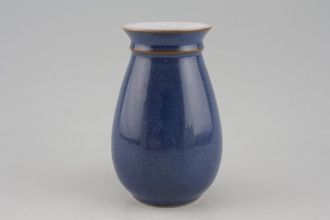 Denby Imperial Blue Stem Vase Craftsman Collection Signed Alan Pickering 5"