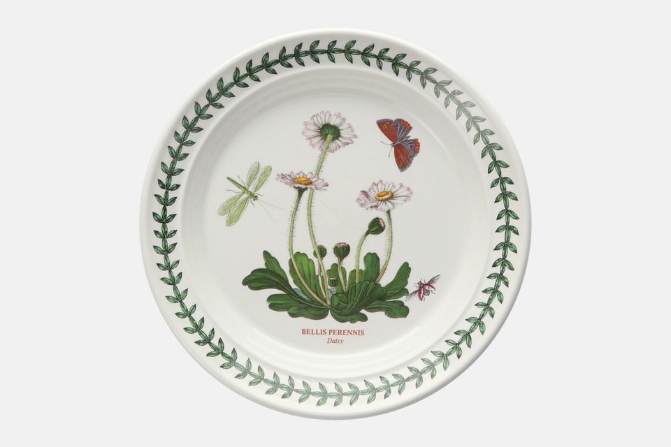 Portmeirion Botanic Garden - Older Backstamps Tea / Side Plate Bellis Perennis - Daisy 7 1/4"