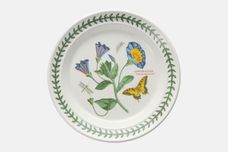 Portmeirion Botanic Garden - Older Backstamps Tea / Side Plate Convolvulus - Trailing Bindweed - Butterfly may vary 7 1/4" thumb 1