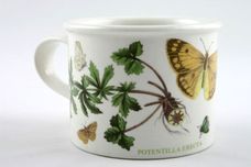 Portmeirion Botanic Garden - Older Backstamps Teacup Drum shape - Potentilla Erecta - Common Tomentil 3 3/8" x 2 1/2" thumb 2