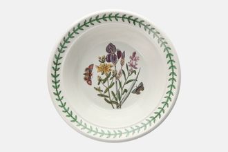 Sell Portmeirion Botanic Garden - Older Backstamps Rimmed Bowl Iris - No name inside bowl 6 1/2"