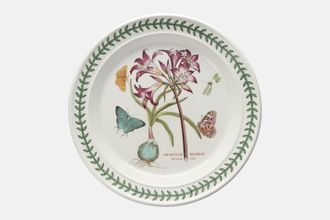 Sell Portmeirion Botanic Garden - Older Backstamps Dinner Plate Amaryllis Reginae - Mexican lily - Butterfly - Moths 10 3/8"
