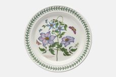 Portmeirion Botanic Garden - Older Backstamps Dinner Plate Clematis Florida - Virgins Bower 10 3/8" thumb 1