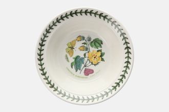 Sell Portmeirion Botanic Garden - Older Backstamps Rimmed Bowl Gossypium Barbadense - Cotton Flower - name inside bowl 6 1/2"