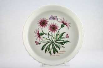 Sell Portmeirion Botanic Garden - Older Backstamps Flan Dish Gazania Ringens - Treasure Flower - name on inner 8 1/4"