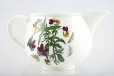 Portmeirion Botanic Garden - Older Backstamps Gravy Jug Romantic shape - Viola Tricolor - Heartsease - name on item thumb 2