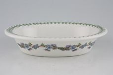 Portmeirion Botanic Garden - Older Backstamps Serving Dish Oval - Rhododendron Lepidotum - Rhododendron - name inside 8" x 5 3/4" thumb 2