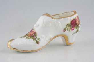 Royal Albert Old Country Roses - Made in England Ornament Shoe 4 1/2"