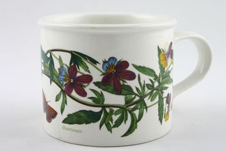 Sell Portmeirion Botanic Garden - Older Backstamps Breakfast Cup Drum shape - Viola Tricolor - Heartsease - named 3 3/4" x 3"