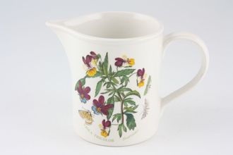 Sell Portmeirion Botanic Garden - Older Backstamps Milk Jug Drum Shape -Viola Tricolor - Heartsease 1/2pt
