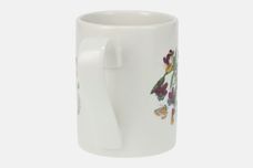 Portmeirion Botanic Garden - Older Backstamps Mug Drum Shape - Viola Tricolore - Heartsease - Named 3 1/4" x 4 1/8" thumb 2
