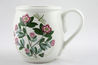 Sell Portmeirion Botanic Garden - Older Backstamps Mug Barrel shape - Rhododendron Lepidotum - Rhododendron - named 3 1/4" x 4"