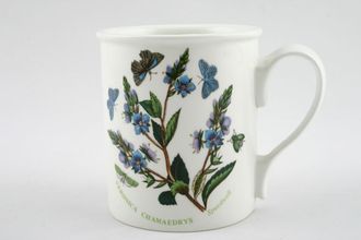 Sell Portmeirion Botanic Garden - Older Backstamps Mug Drum shape, small lip - Veronica Chamaedrys - Speedwell - named 3 1/4" x 3 5/8"