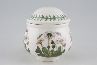 Sell Portmeirion Botanic Garden - Older Backstamps Sugar Bowl - Lidded (Tea) Romantic shape - Bellis Perennis - Daisy - no name 3 1/4" x 3"