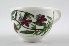 Portmeirion Botanic Garden - Older Backstamps Teacup Romantic Shape - Viola Tricolore - Heartsease - Named 3 1/2" x 2 3/4" thumb 1