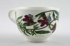 Portmeirion Botanic Garden - Older Backstamps Teacup Romantic Shape - Viola Tricolore - Heartsease - Named 3 1/2" x 2 3/4" thumb 2