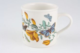 Sell Portmeirion Botanic Garden - Older Backstamps Coffee Cup Drum shape - Cytisus Scoparius - Broom - named 2 1/2" x 2 5/8"
